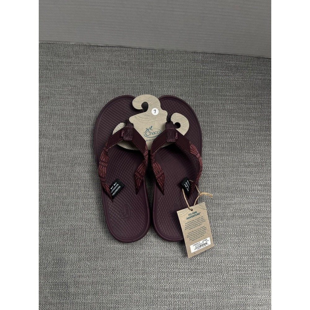 Chaco Lowdown Flip Women's Purple Size 7 Wayway Fig Sandals Outdoor Travel
